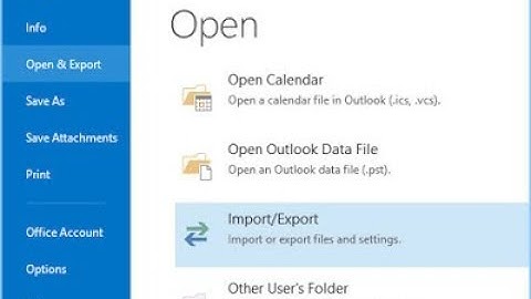 How to Archive emails & Import/export .pst file in MS Outlook 2013 ?