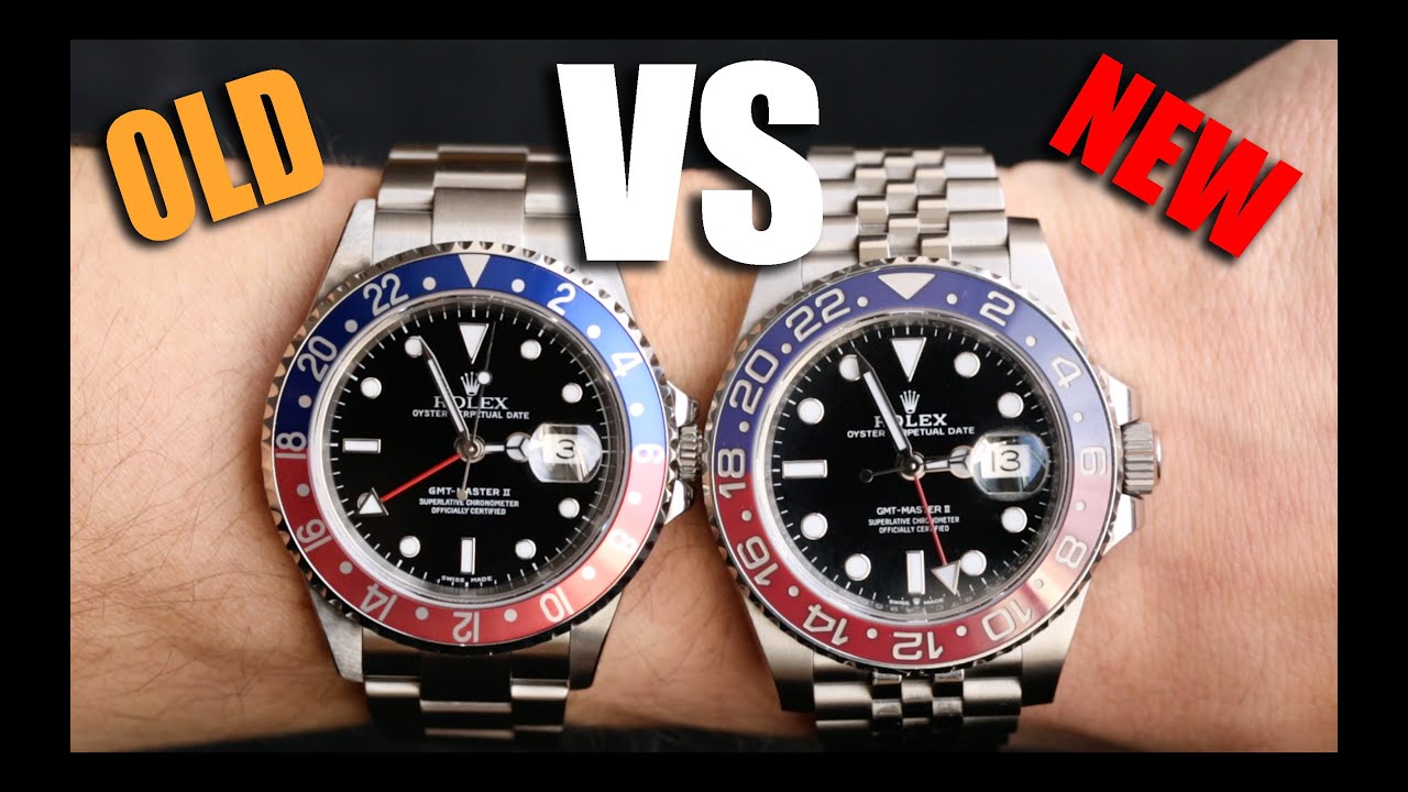 Rolex Pepsi - New vs Old - YouTube