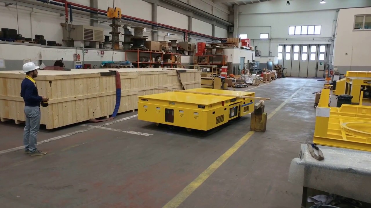 Multidirectional battery powered trolley on wheels - 20 T - MORELLO