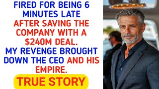 I Was Fired 6 Minutes Late After Closing a $240M Deal. What I Did Next Destroyed My CEO’s Empire.