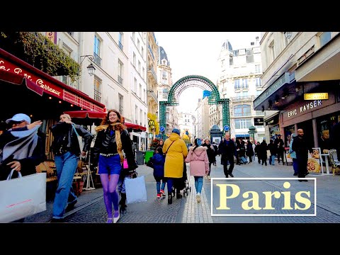 Paris France - Walking in center of Paris - Paris 4K ultra HD