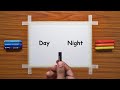 How to draw day and night   easy day and night drawing for beginners  easy drawing tutorial