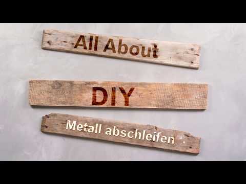 Video: Womit kann ich Metall abschleifen?