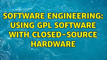 Software Engineering: Using GPL software with closed-source hardware