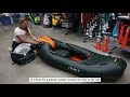 INFLATABLE 1-PERSON PACKRAFT KAYAK ITIWIT PR500 / PACKRAFT 500 KAYAK GONFLABLE TPU RIVIERE 1 PLACE