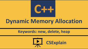 3. Dynamic Memory Allocation (new & delete) C++