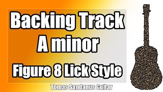 John Frusciante Style Backing Track in A minor - Am - Figure 8 Lick Rock RHCP Guitar | TS 05 chords