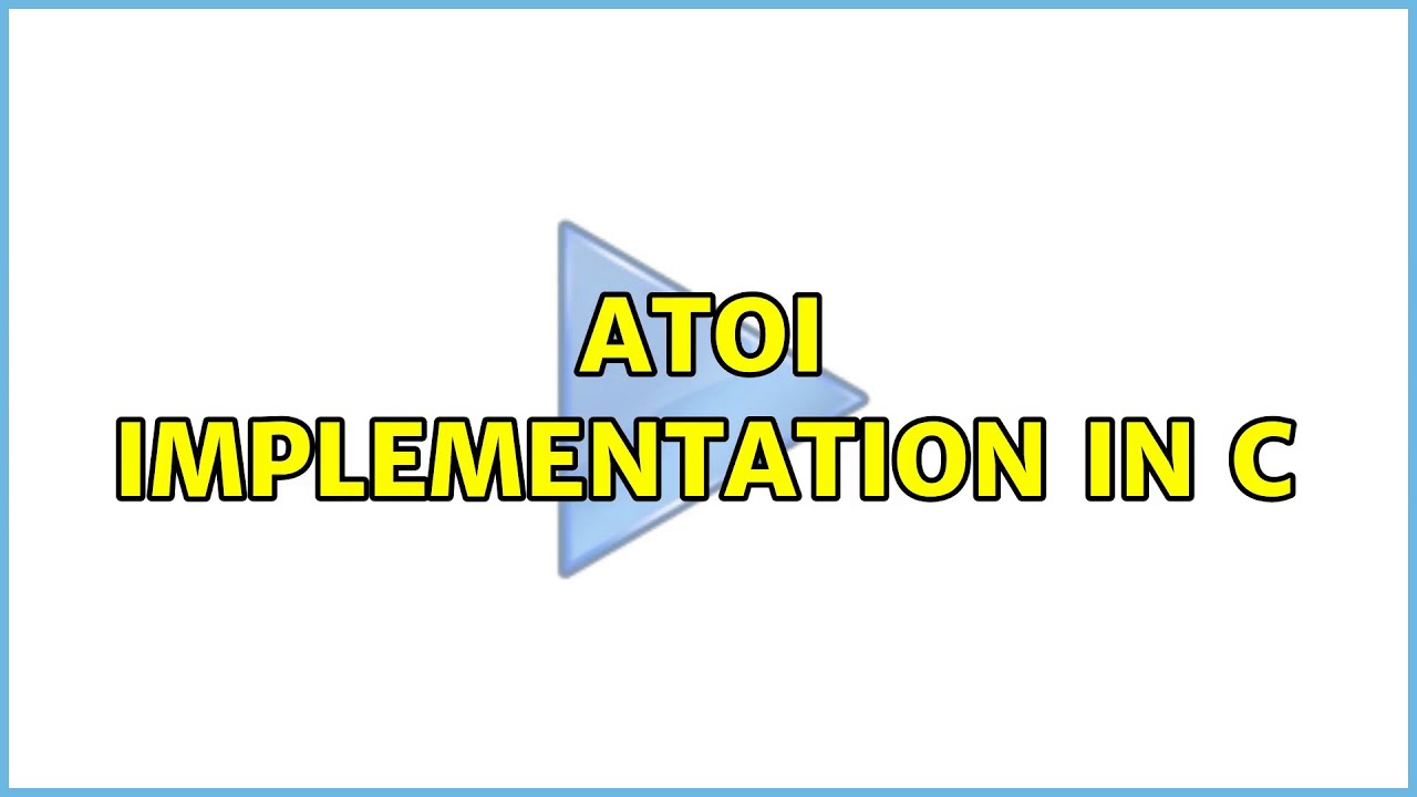 C Atoi Function Performance Improvement _ C言語 Atoi 使い方 – KGVFAG