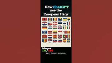 I ask ChatGPT to create the european flags #viral #geography #mapguide #chatgpt #mapping #mapper