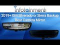 2019-2021 Chevrolet Silverado / GMC Sierra Rear Camera LCD OEM Mirror - Easy Plug & Play Install!