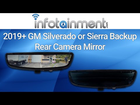 2019-2021 Chevrolet Silverado / GMC Sierra Rear Camera LCD OEM Mirror – Easy Plug & Play Install!