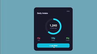 How To Create Health App With HTML & CSS