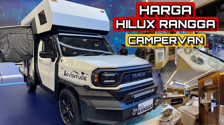 HILUX RANGGA CAMPERVAN CUMAN SEGINI HARGANYA #giias #ranggacampervan