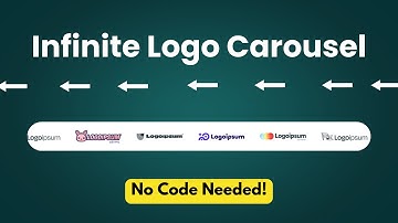 Infinite Logo Carousel Loop Animation in Webflow | Webflow Animation Tutorial (No Code Needed!)