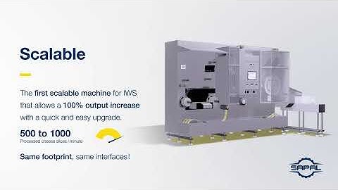 SAPAL NEW DCS0500 ! THE SCALABLE IWS WRAPPING MACHINE