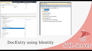 SQL Server - How to create table using identity (auto number)