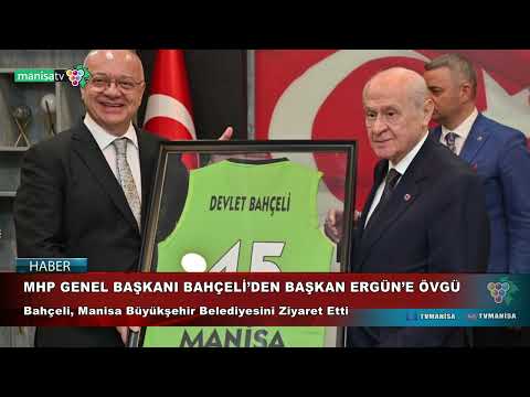 MHP GENEL BAŞKANI BAHÇELİ’DEN BAŞKAN ERGÜN’E ÖVGÜ