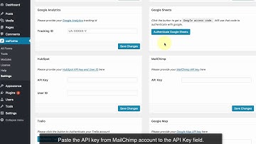 MailChimp To weForms Integration