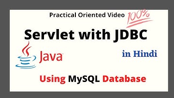 Servlet with Jdbc Part-1 || Advance Java Programming