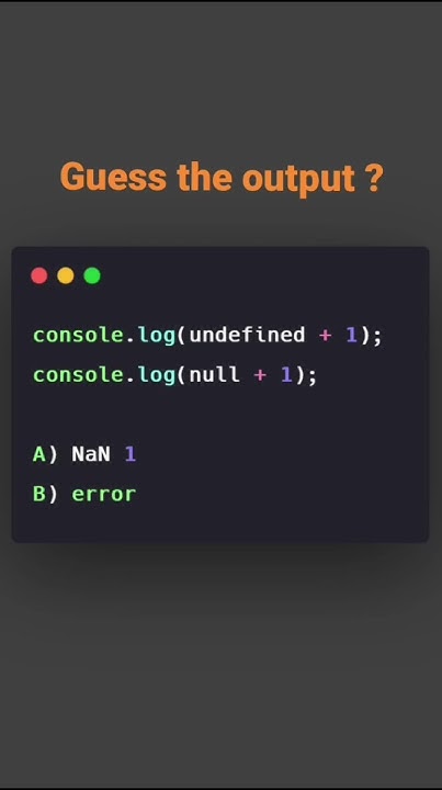Comment your answers and let's learn JavaScript together. The correct ...