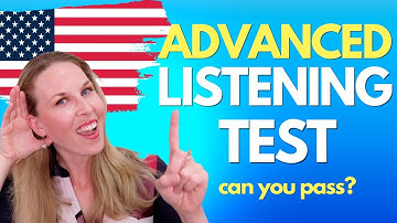 Advanced English Listening Practice👂 Test your Listening!