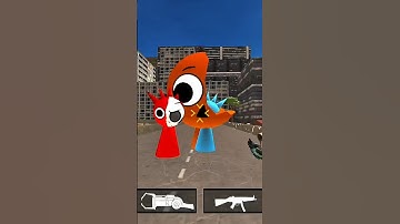 Red Sprunki 🔴 & Brown Balloon Sprunki 🎈🤎|  nextbots in playground