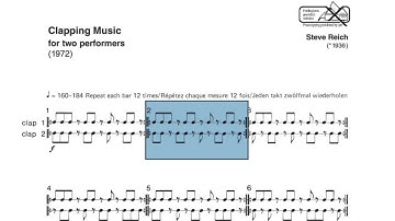 Clapping Music by Steve Reich