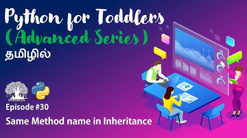 Learn Python programming in TAMIL | Same Method Name in Inheritance | [Tamil]
