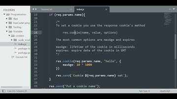 How to set and get (parse) cookies in ExpressJS