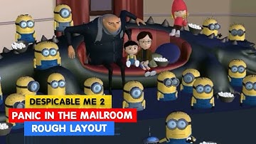Despicable Me 2 | Panic in the Mailroom Rough Layout | Illumination | 3D Animation Internships