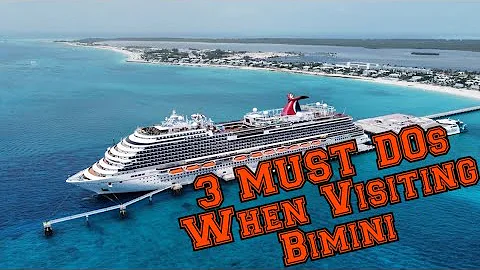 3 things you MUST DO when visiting the BIMINI Bahamas cruise port