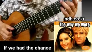 The way we were - Classical Guitar - Played,Arr. NOH DONGHWAN chords