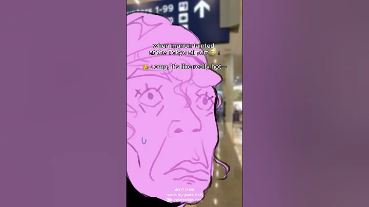 manon and megan at the tokyo airport 😭