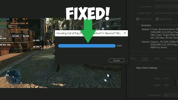 Premiere Pro Exporting encoding stuck at 100% FIXED