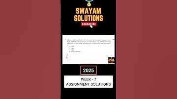 Soft Skill Development Week 7 Assignment Solutions | SWAYAM NPTEL | JAN-APR 2025 | SUBSCRIBE