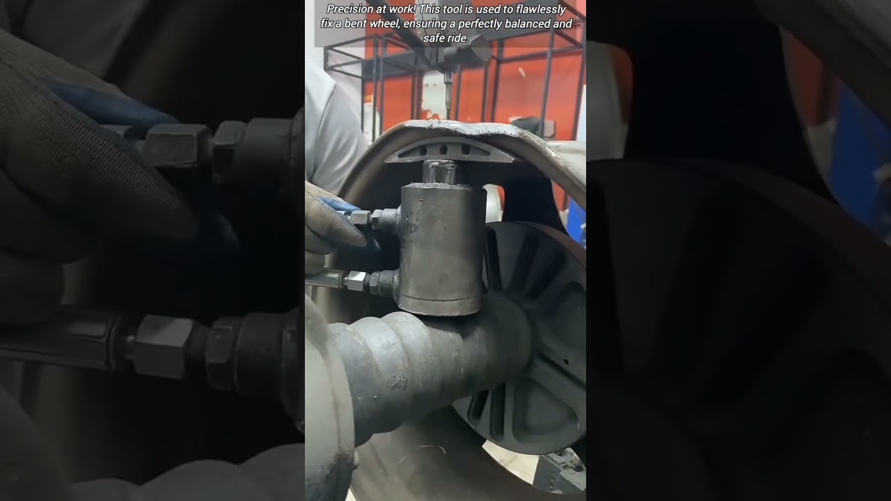 Precision Bent Wheel Repair and Straightening Process