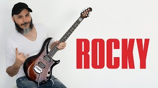 Rocky Theme - Bill Conti  - Gonna Fly Now - Metal Guitar Cover by Kfir Ochaion