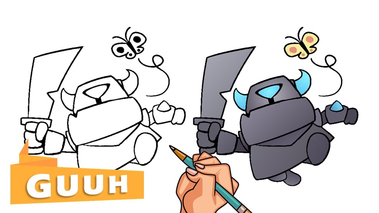 COMO DIBUJAR A MINI PEKKA DE CLASH ROYALE - thptnganamst.edu.vn