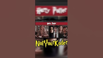 [Source code👆🏻] Built a Harry Potter Website Using SCSS 🧙‍♂️ #notyourkoder #harrypotter