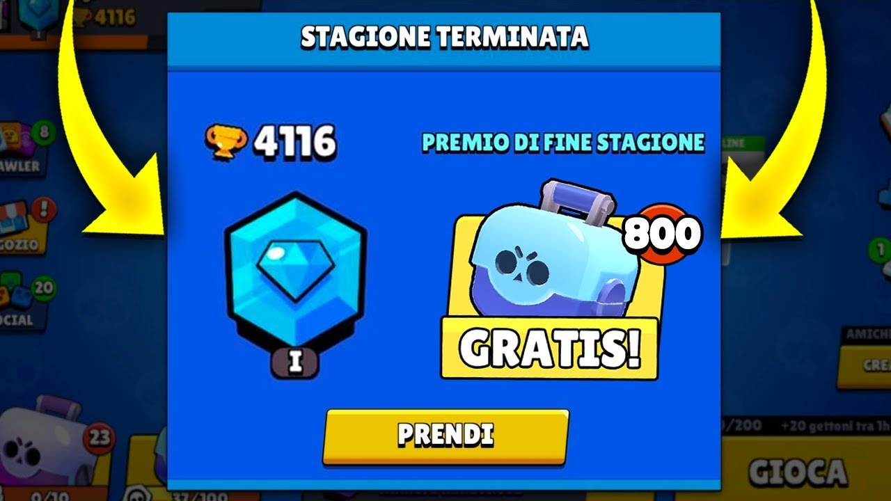 Premio Stagionale 800 Box Gratis Brawl Stars Ita Youtube - prepagata per brawl stars