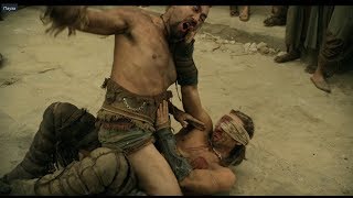 уличная драка гладиаторов из сериала Спартак: Боги арены / Spartacus: Gods of the Arena