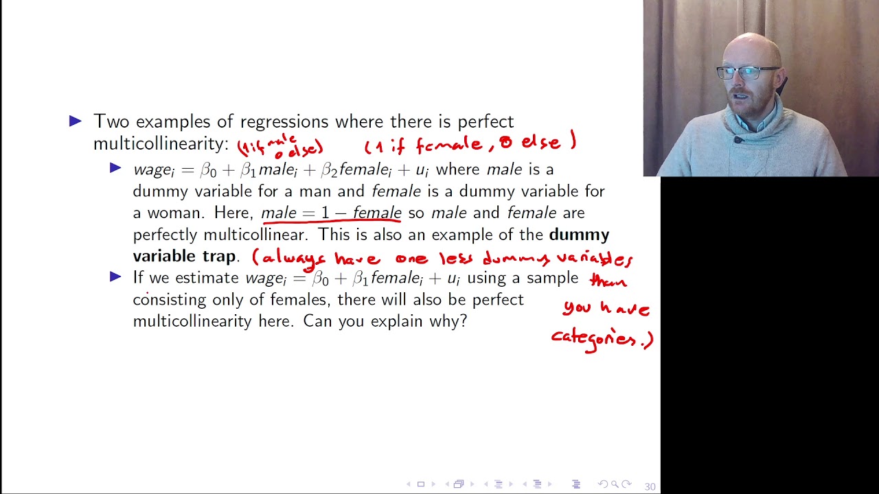 2 3 2 Perfect and Imperfect Multicollinearity - YouTube