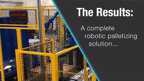 Motion control for robotic palletizing work cell
