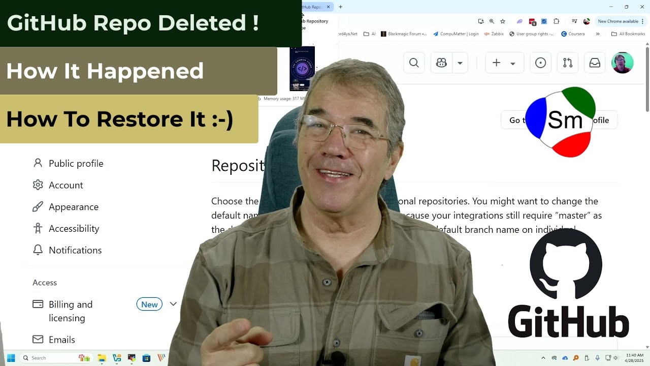 GitHub Repo Auto Deleted -  How Possible ? - Instantly Restored It