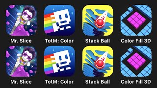 Mr. Slice, Tomb of the Mask Color, Stack Ball, Color Fill 3D screenshot 4