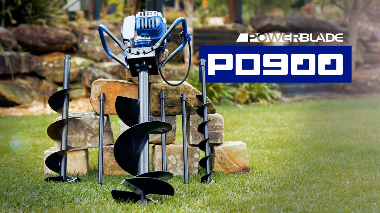 Powerblade PD900 Post Hole Digger YouTube