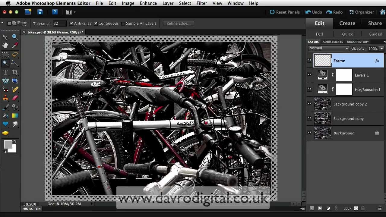 Punched metal frame in YouTube