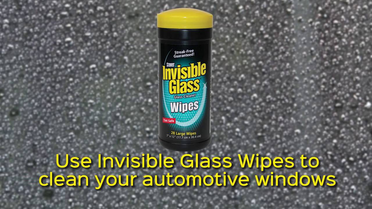 Using Invisible Glass Wipes to clean your car windows