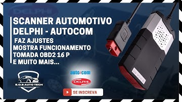 SCANNER DELPHI + KIT DE CABOS LINHA LEVE E PESADA - AUTOCOM -VÍDEO DEMONSTRATIVO #car  #37