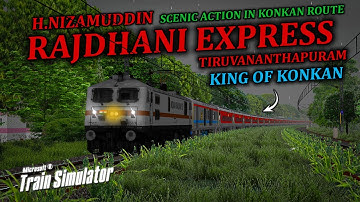 🔴LIVE || 12432 HAZRAT NIZAMUDDIN THIRUVANANTHAPURAM RAJDHANI EXPRESS IN MSTS || #msts #mstslive